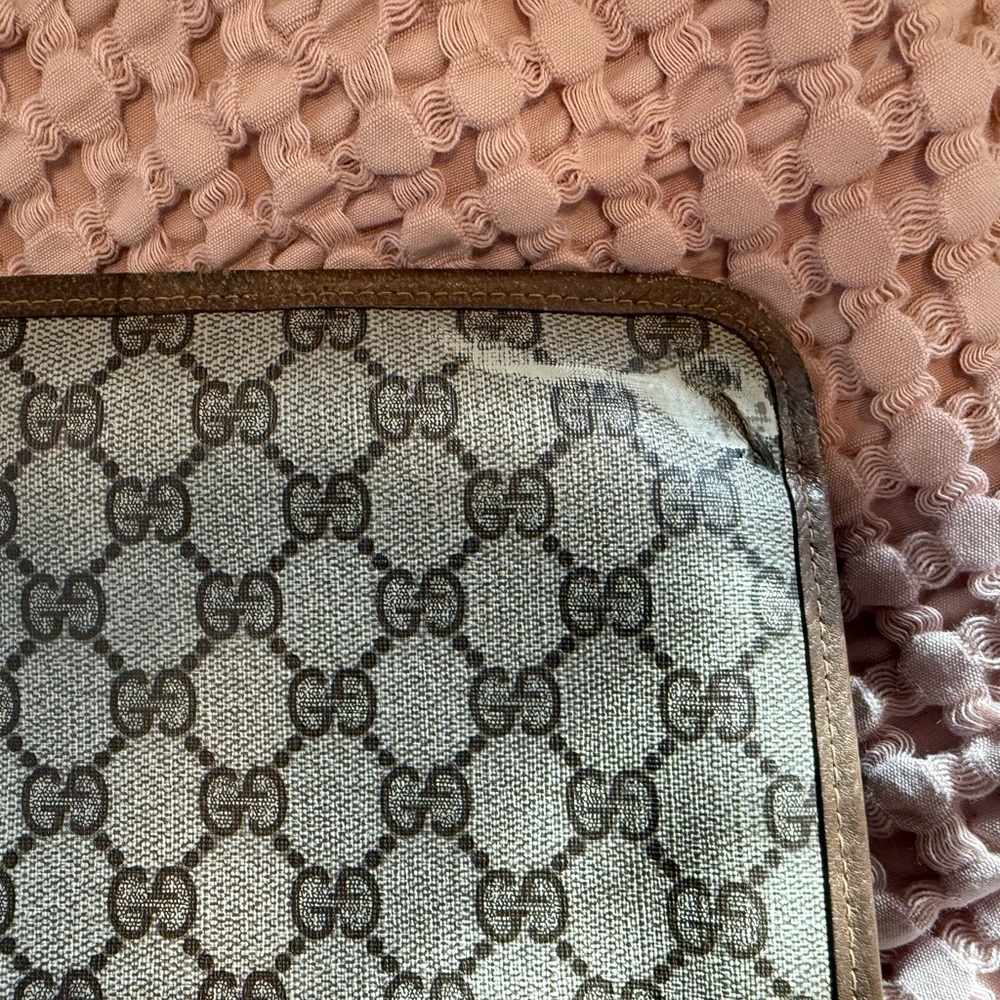 Authentic Vintage Gucci Monogram Ophidia Portfolio Toiletry Bag - Picture 4 of 9